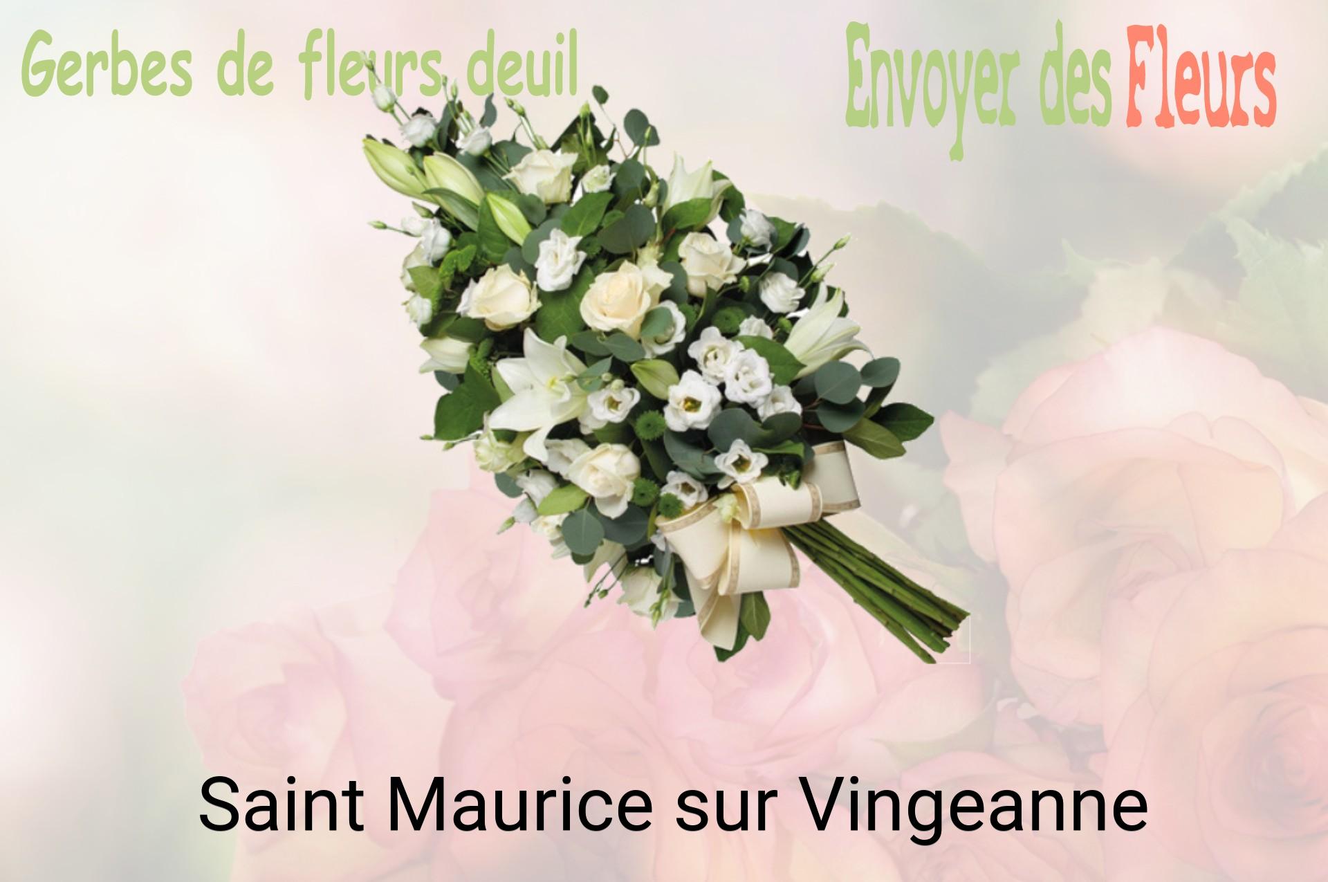 Gerbe de fleurs de deuil livrée à Saint-Maurice-sur-Vingeanne
